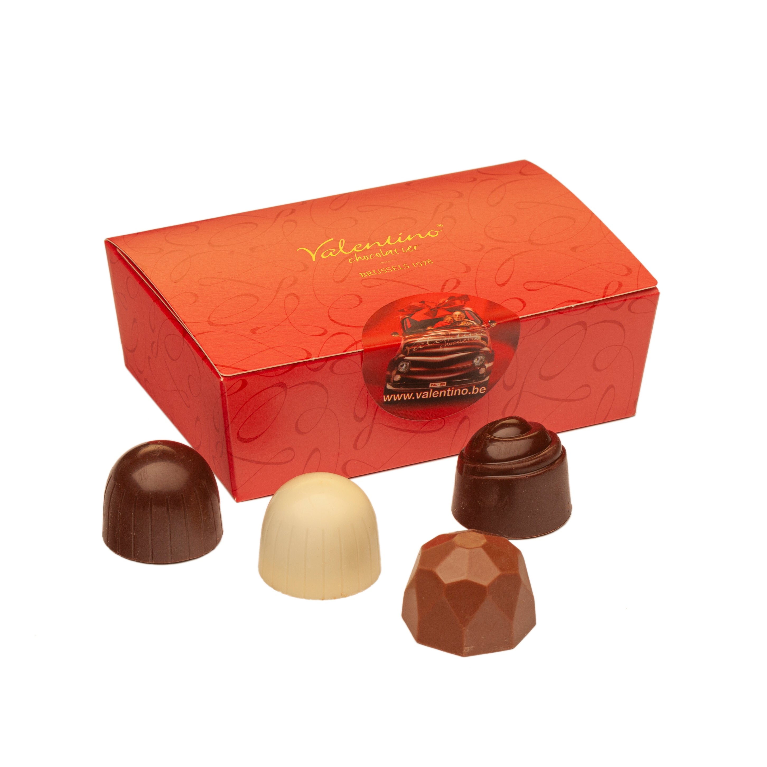 Ballotin sugarfree 4 Chocolates - Image 2