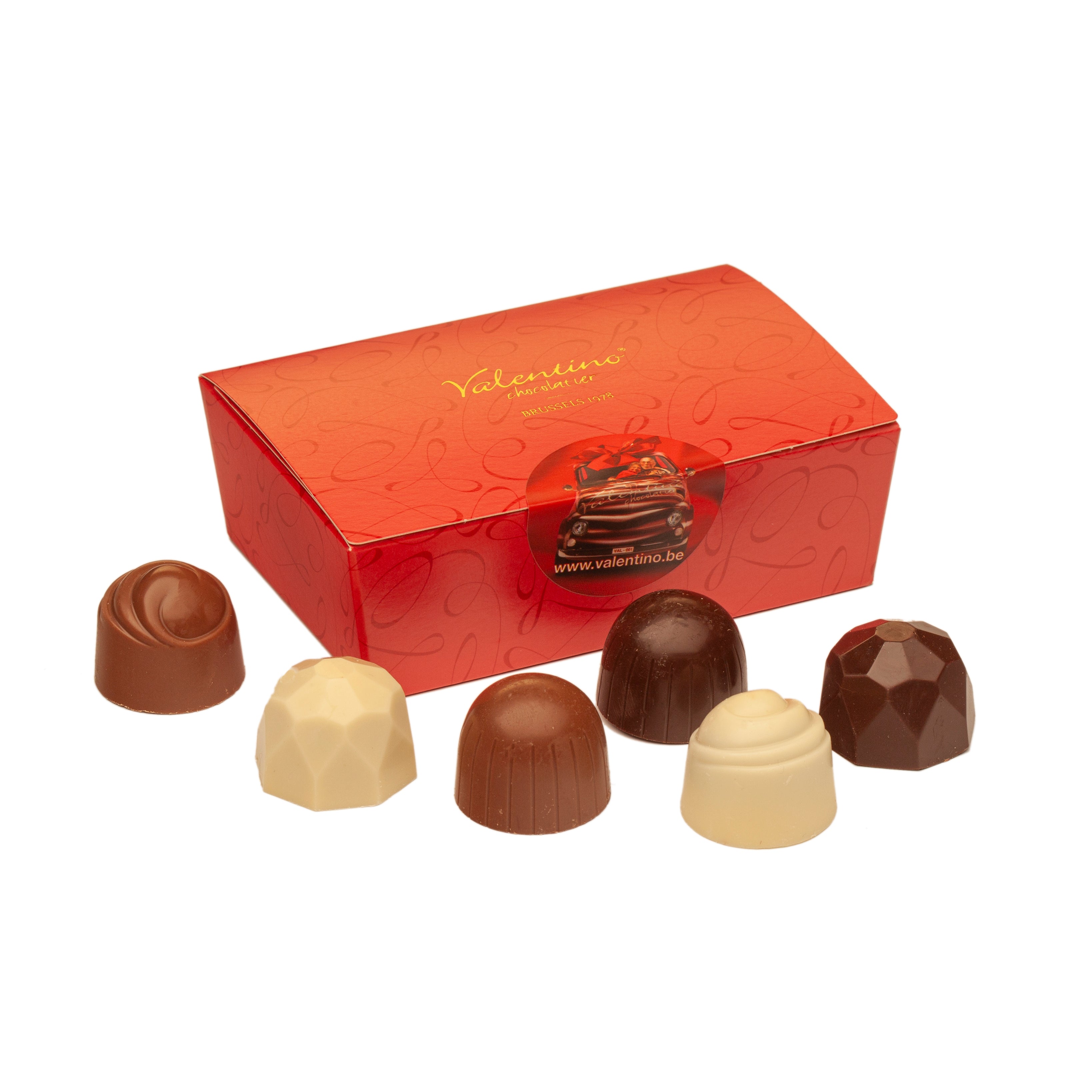 Ballotin sugarfree 6 Chocolates - Image 2