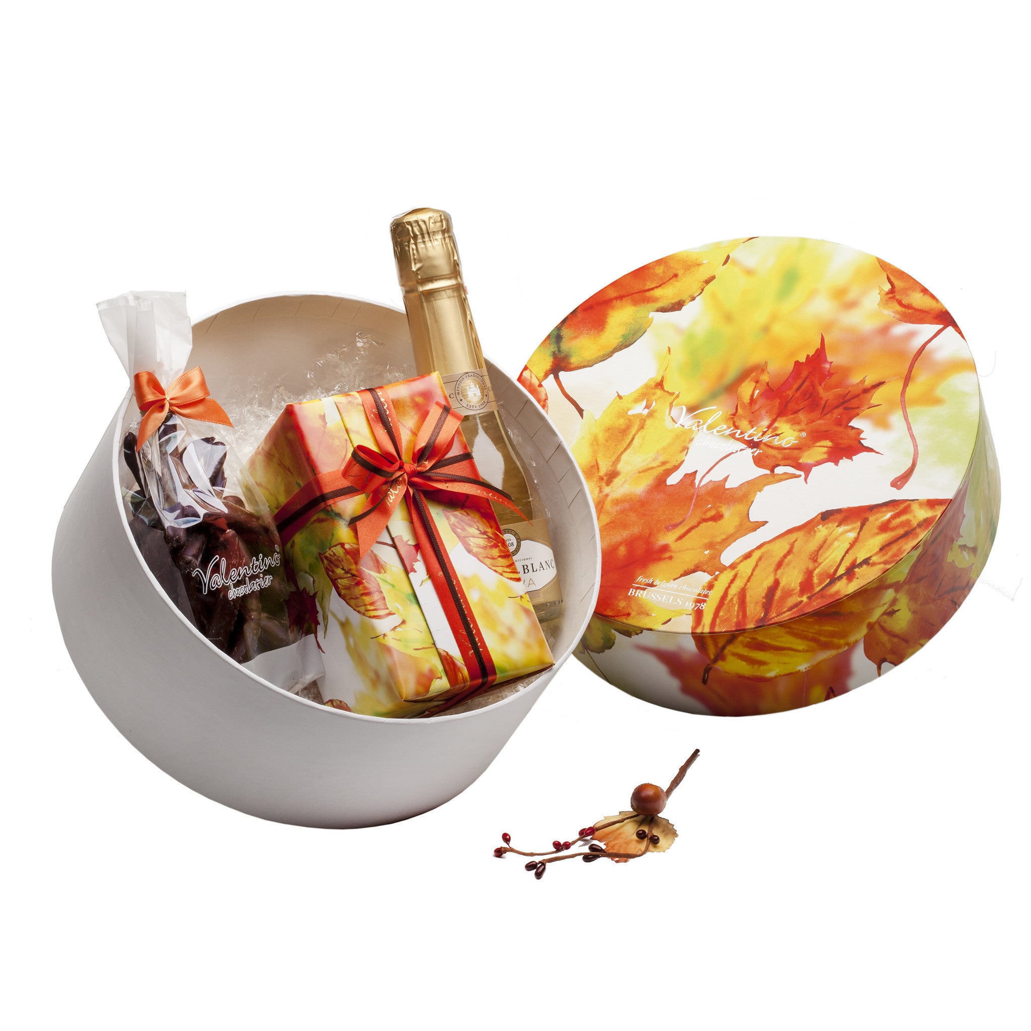 Autumn Leaves Hatbox 3