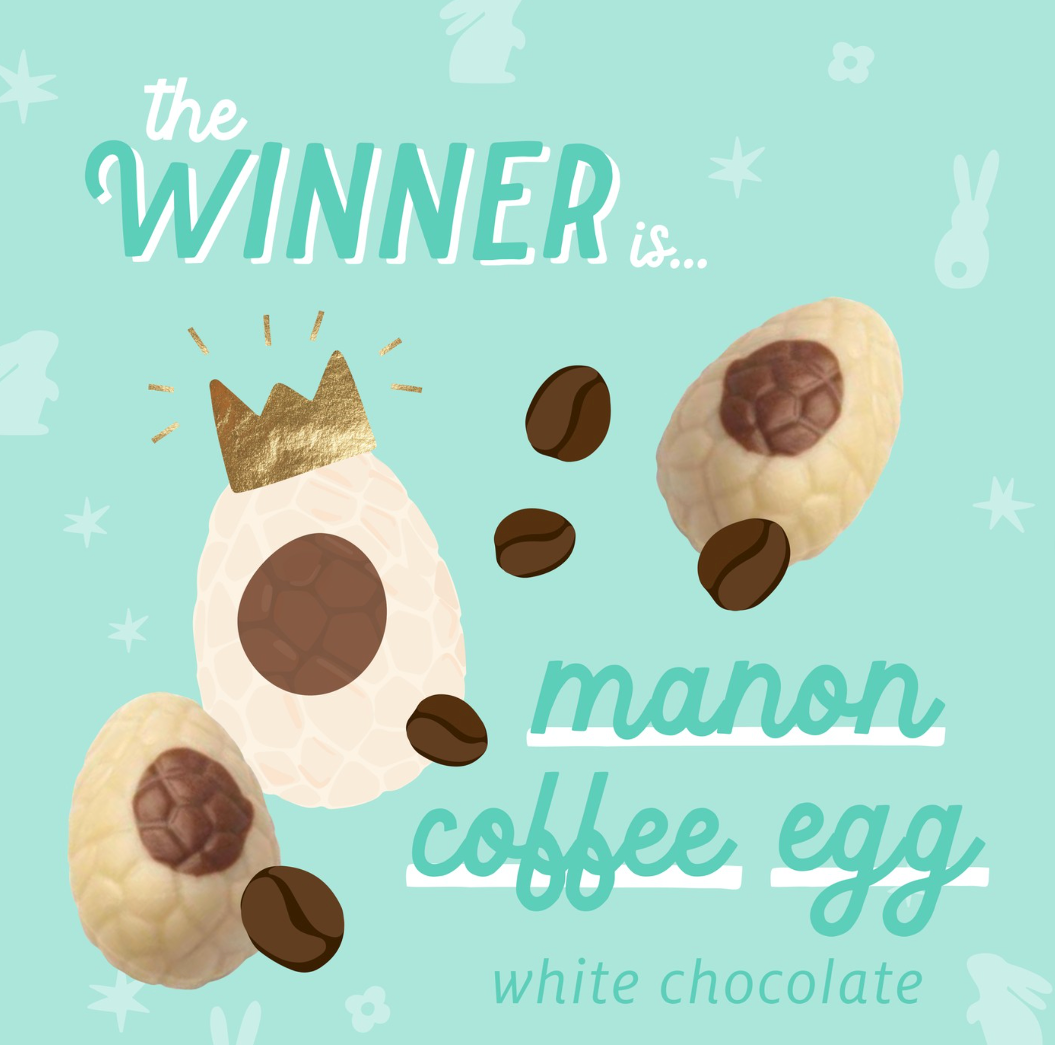 Manon Coffee Easter Eggs White Chocolate - Beer pairing - Image 2