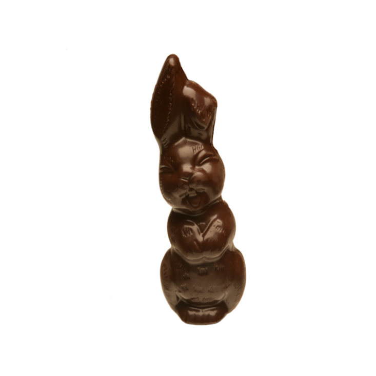 Bunnies - dark chocolate with hazelnutcream