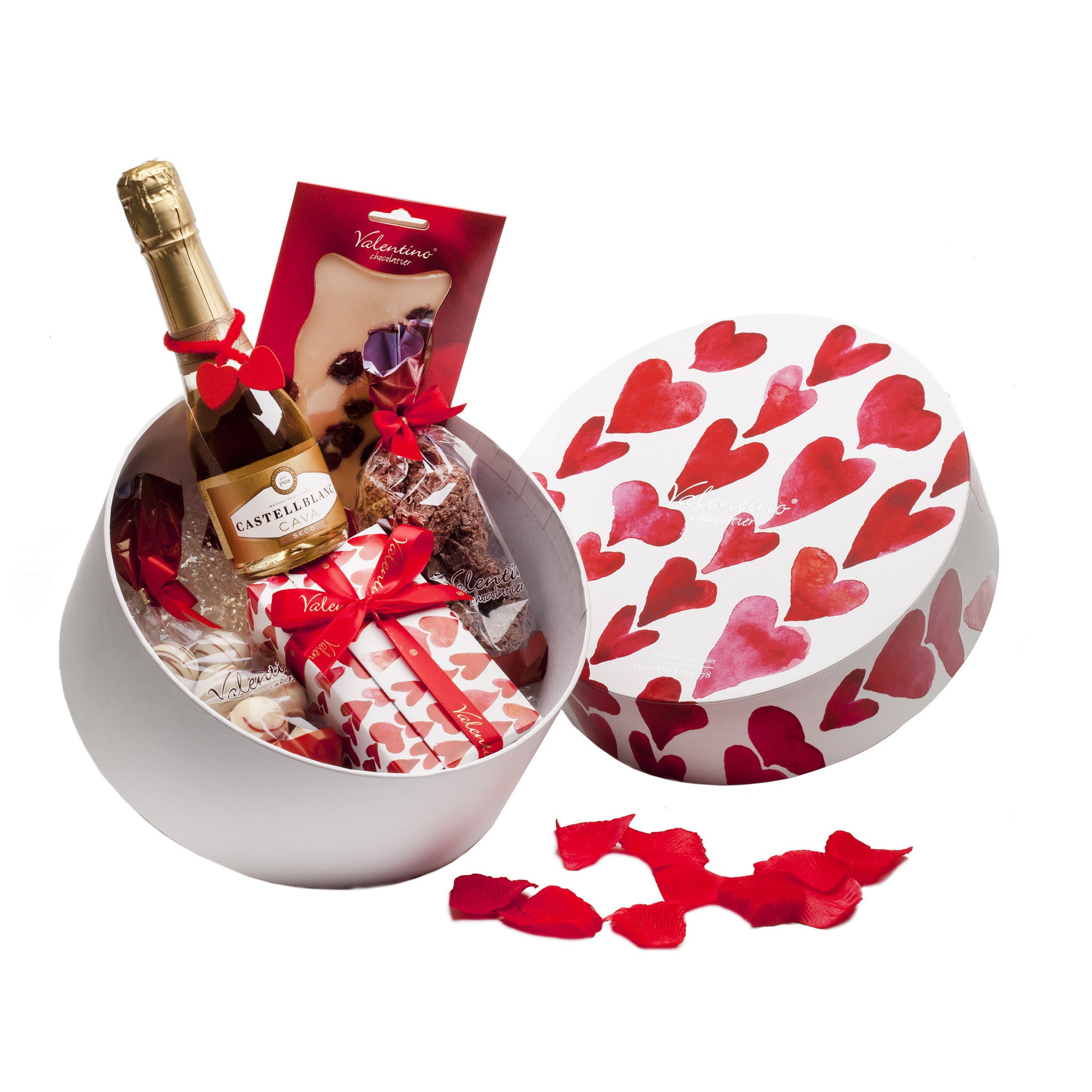 Red Hearts Hatbox 2